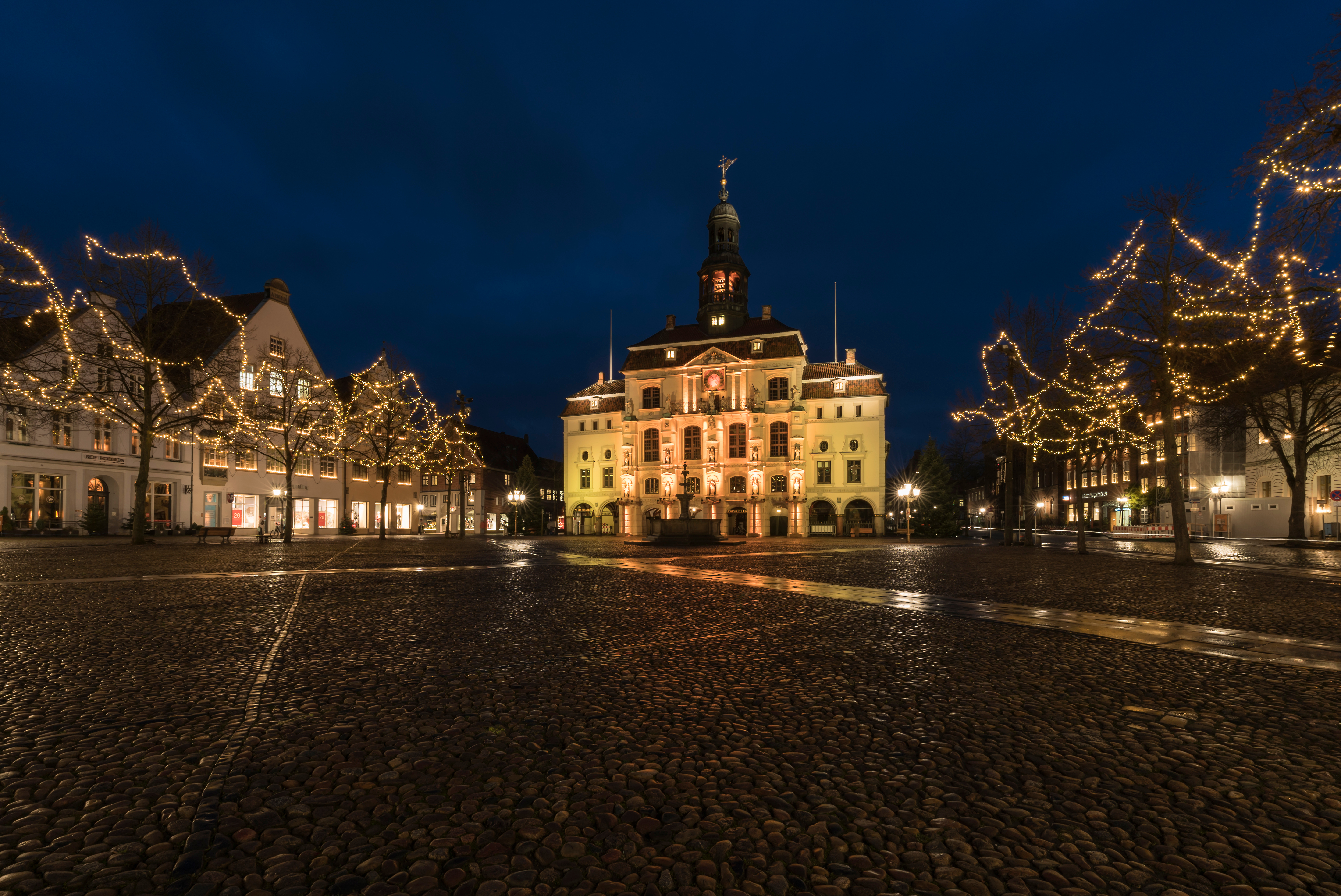 Rådhuset i Lüneburg i Tyskland. 