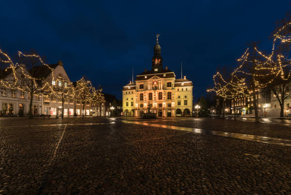 Rådhuset i Lüneburg i Tyskland.