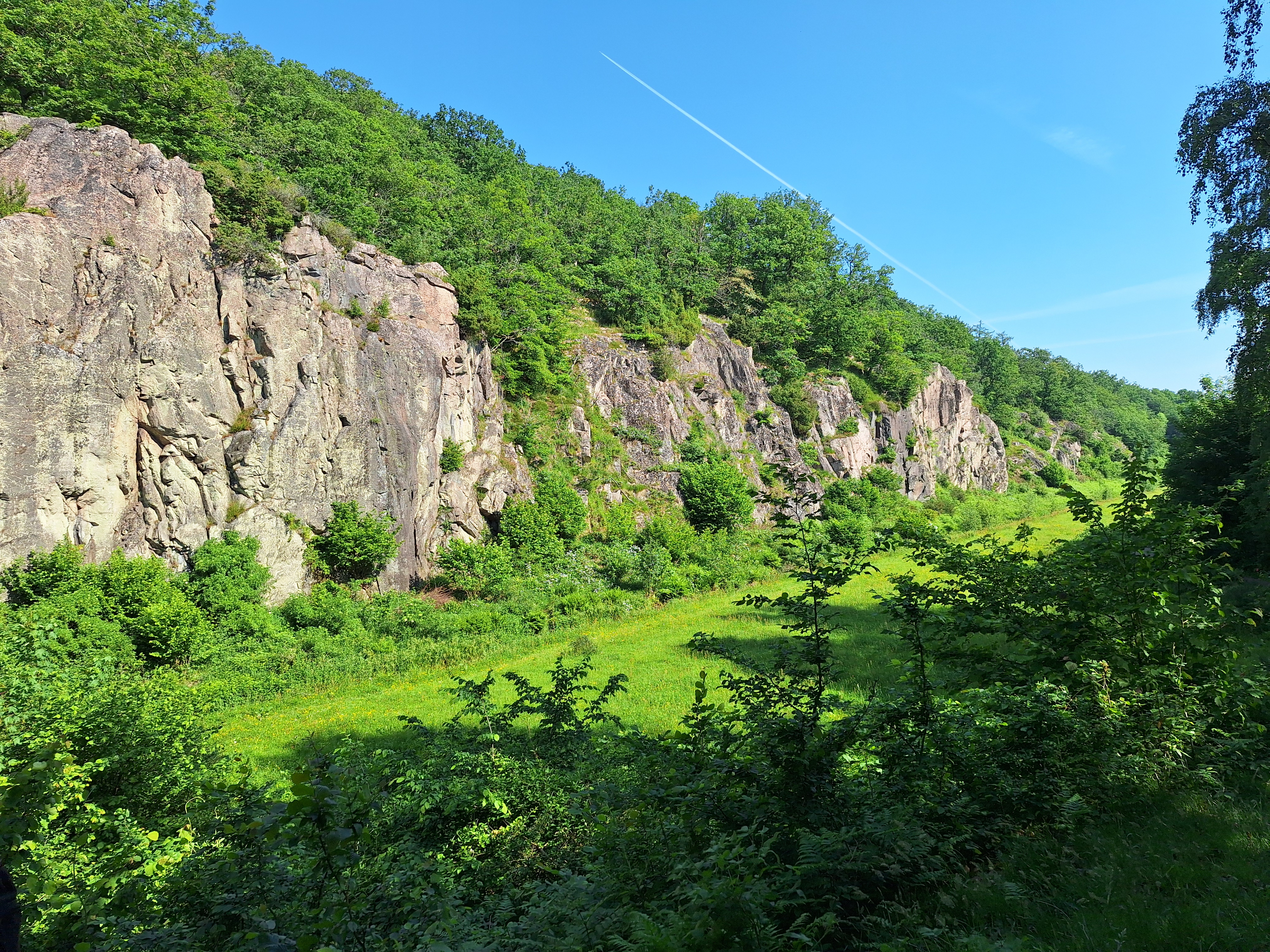 Danmark Bornholm Ekkodalen.