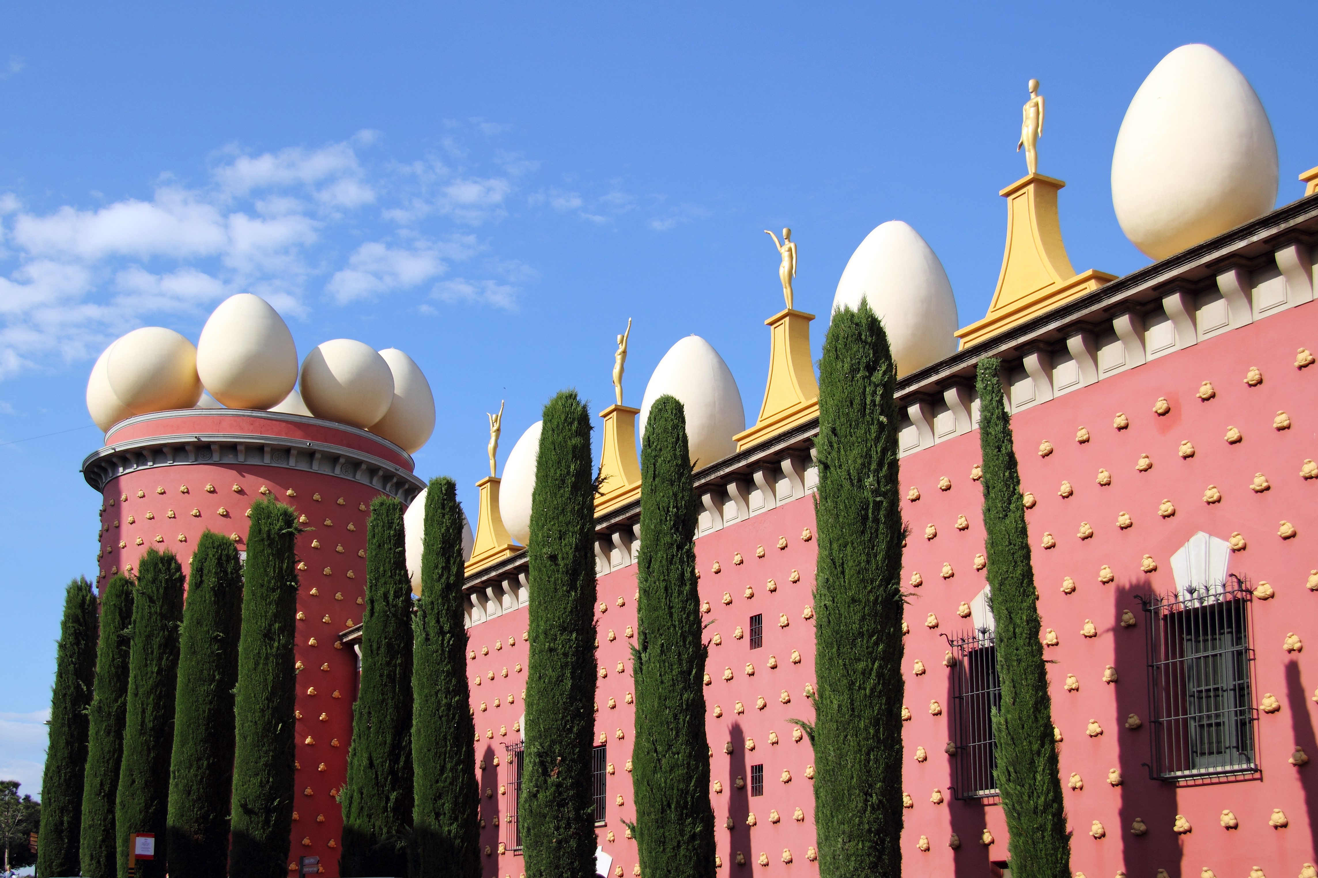 Det verdensberømte museum, Theatre Museu Gala Salvador Dali i Figueres.
