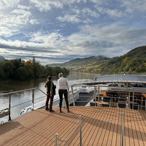 Flodkrydstogt på Mosel i Tyskland med det gode skib MS Leonora.