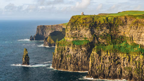 Den betagende Cliffs of Moher.