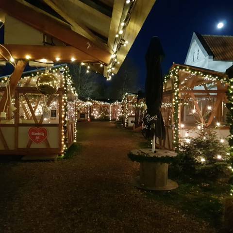 Julemarkedet i Aalbæk ved Skagen.