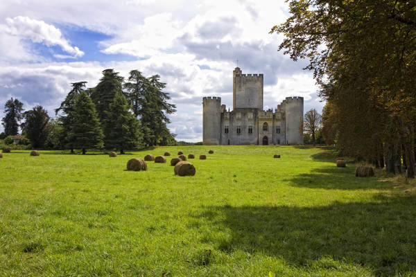 Chateau de Roquetaillade ved Bordeaux i det sydvestlige Frankrig.