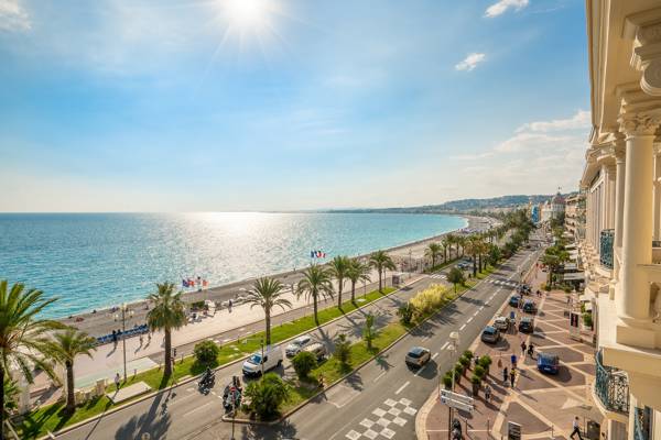Promenade des Anglais i Nice i Frankrig.