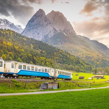 Turen med Bayerische Zugspitzbahn er en af de smukkeste i verden.