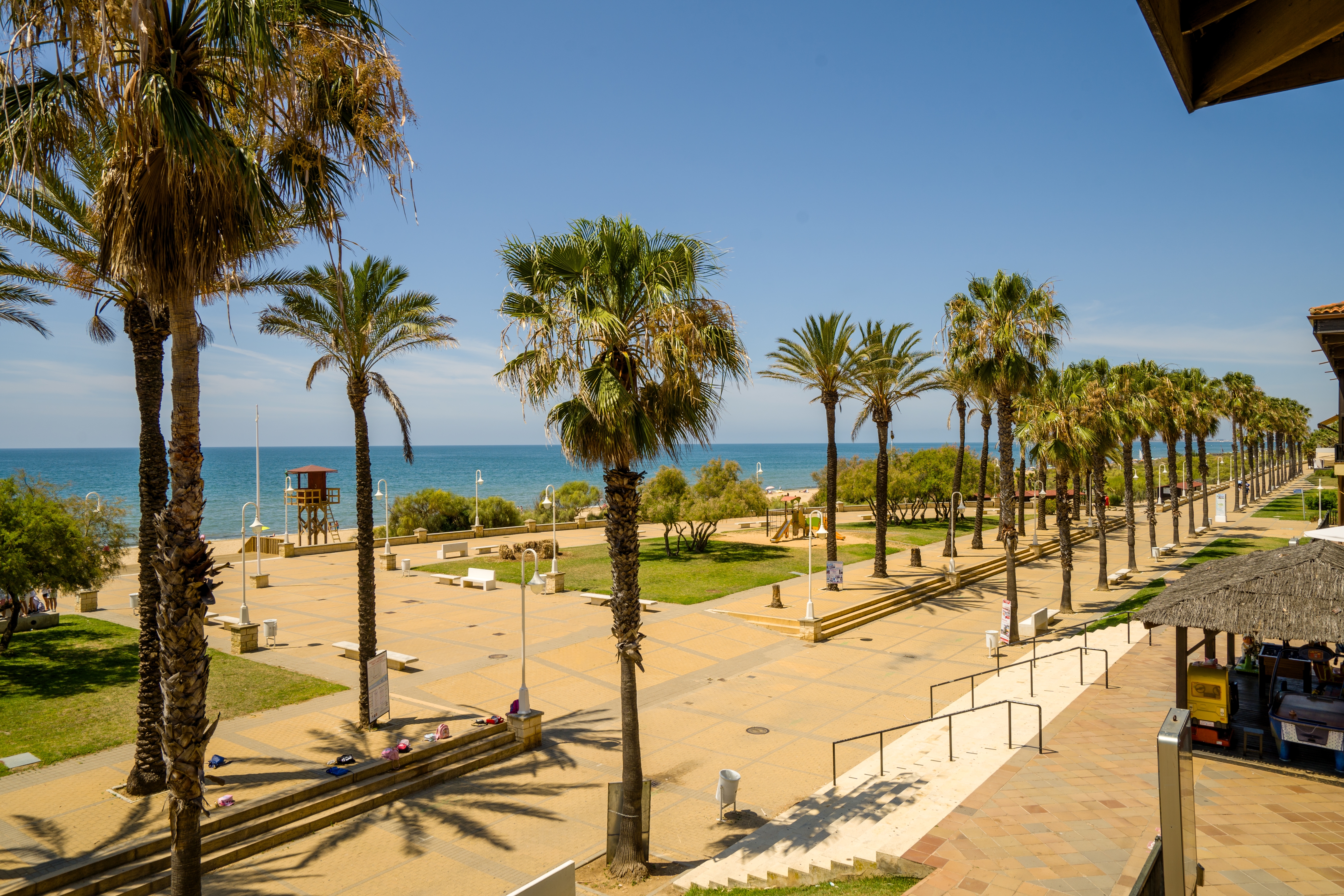 Strandpromenaden ved Islantilla.