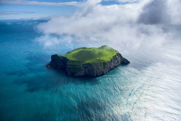 En af Vestmannaøerne ved Island.