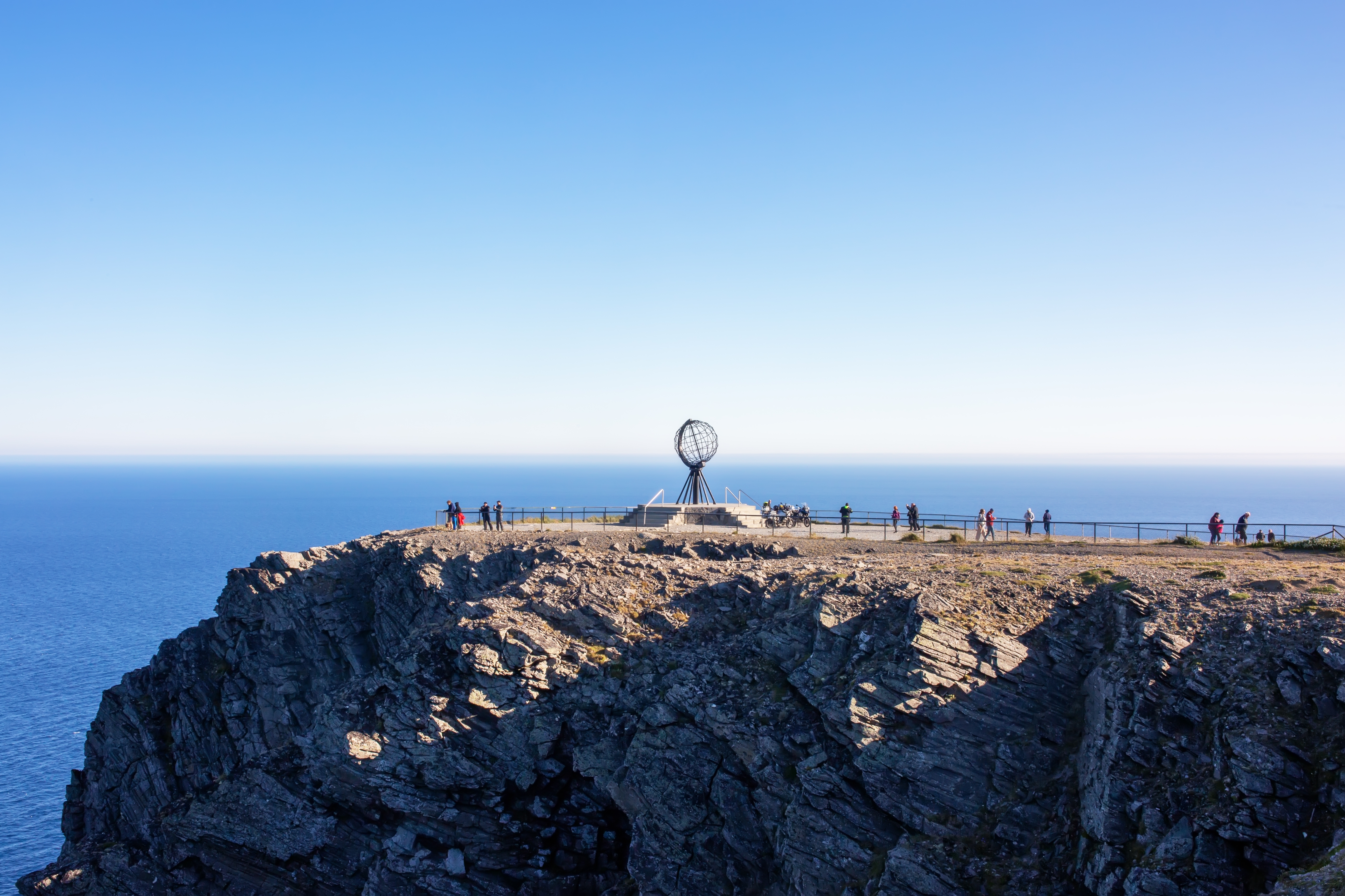 Plateauet ved Nordkap i Norge.