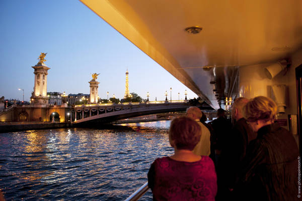 Skib Ms Seine Seine Princess Aftensejlads i Paris- Frankring.