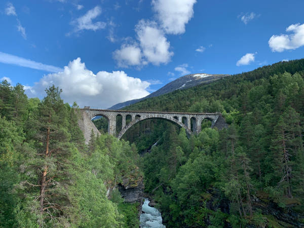 Norge Romsdalen Raumabanen.