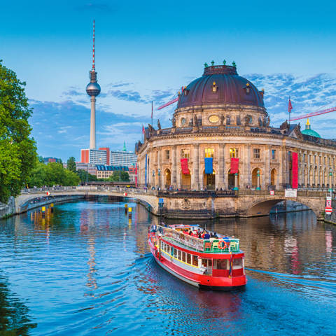 Museumsinsel og sejltur på Spree i Tysklands hovedstad, Berlin.