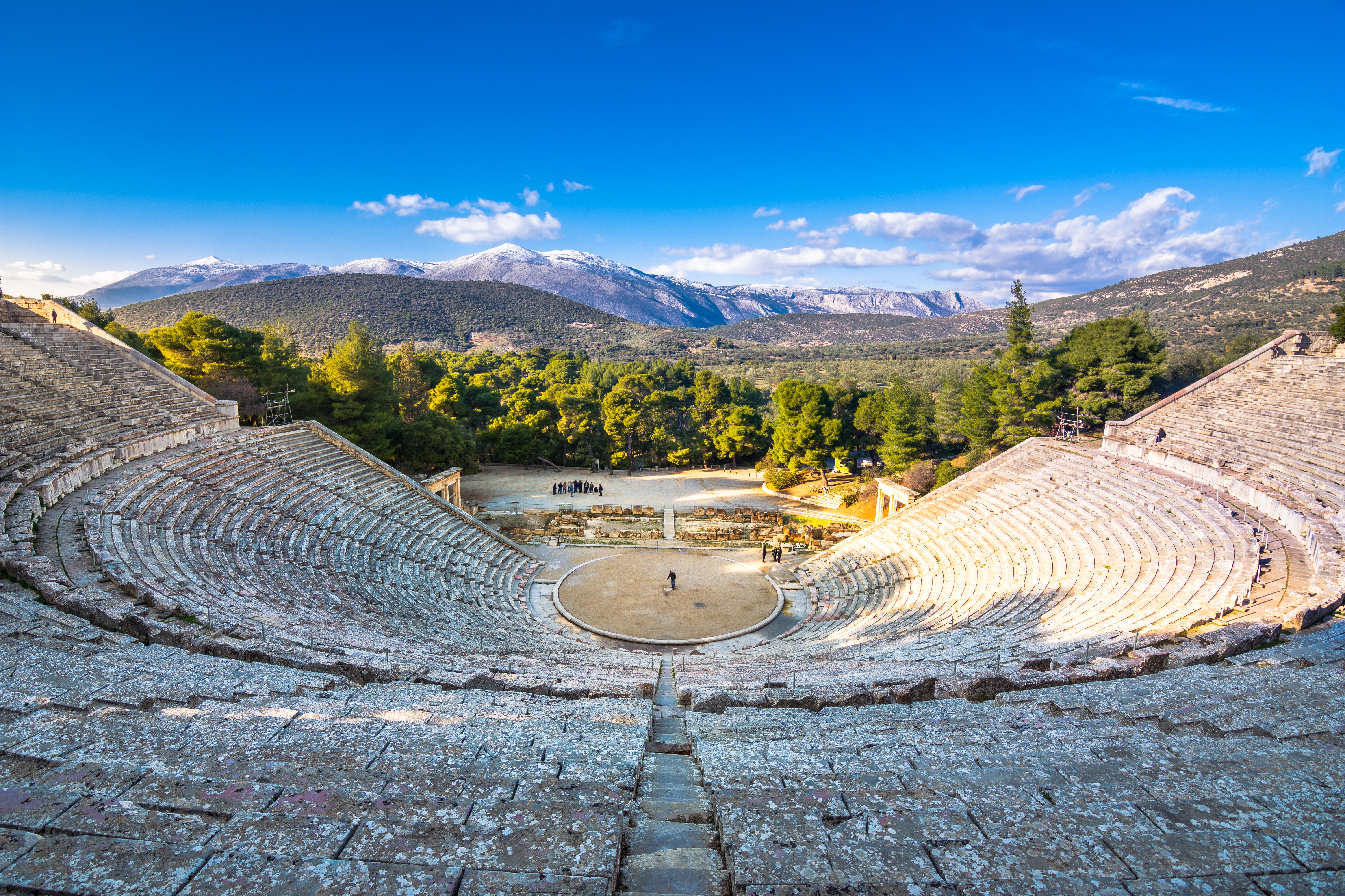Det Gamle Teater i Epidaurus i Grækenland.