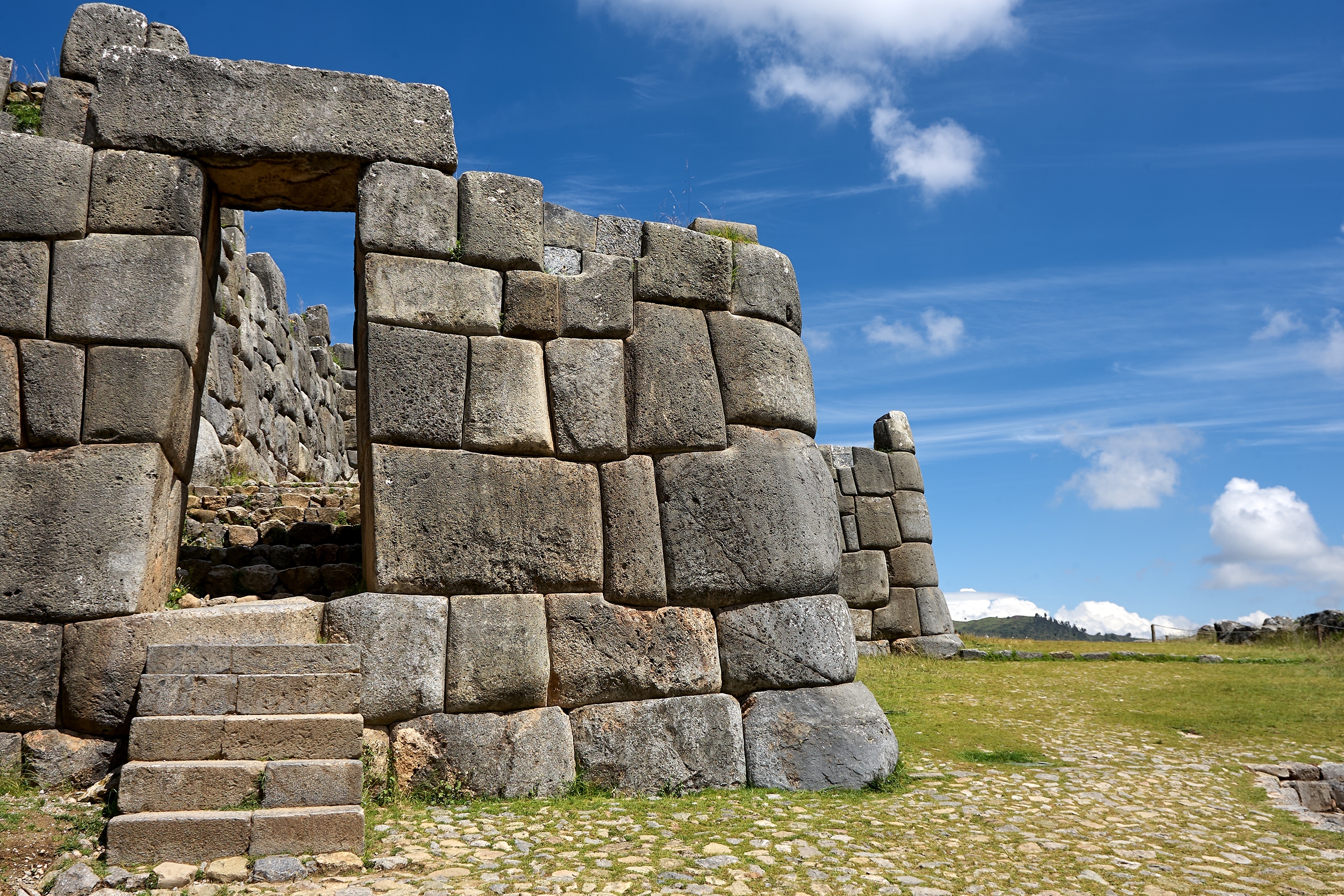 Fæstningsværket Sacsayhuamán ved Cusco i Peru.