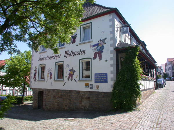 Hotellet Schwalenberger Malkasten i Tyskland.