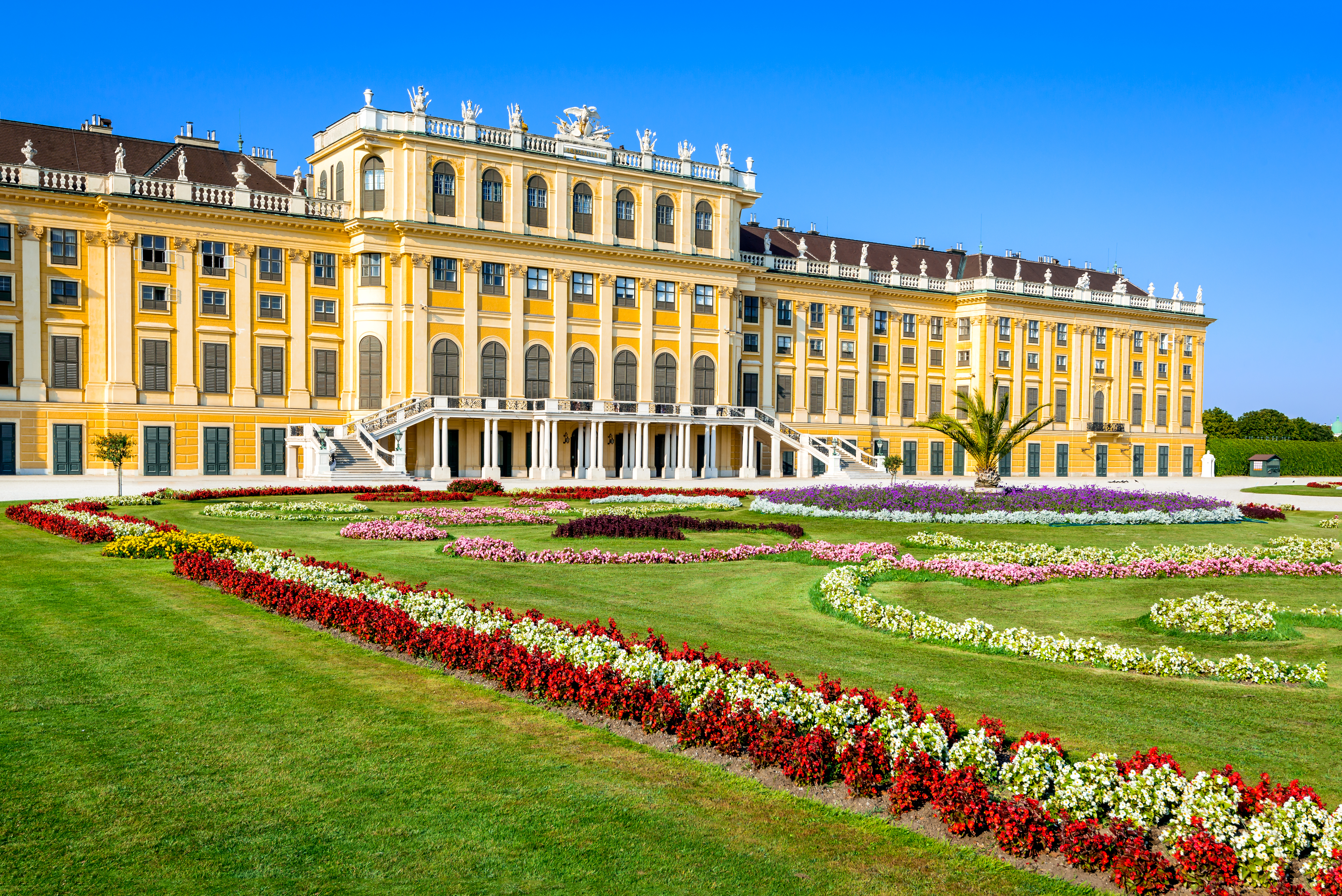 Paladset Schönbrunn i Wien i Østrig.