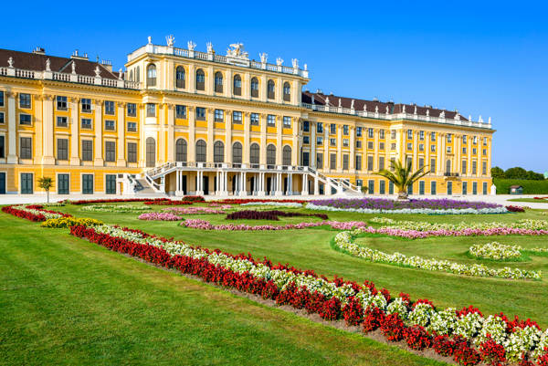 Paladset Schönbrunn i Wien i Østrig.