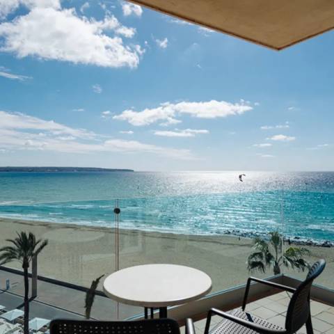 Udsigt fra Hotel THB El Cid Can Pastilla på Mallorca.