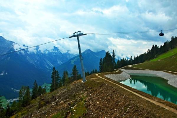 Gondol ved Stubai Blik.