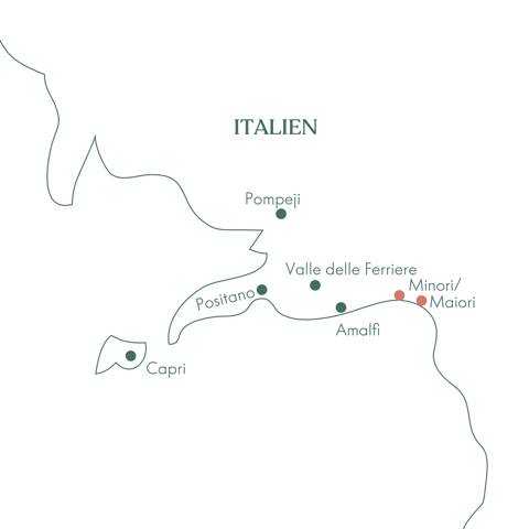 Rejs med Vitus Rejser på vandreferie til Amalifikysten i Italien.