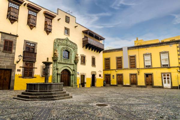 Det smukke koloniale palæ Casa de Colón på Gran Canaria.