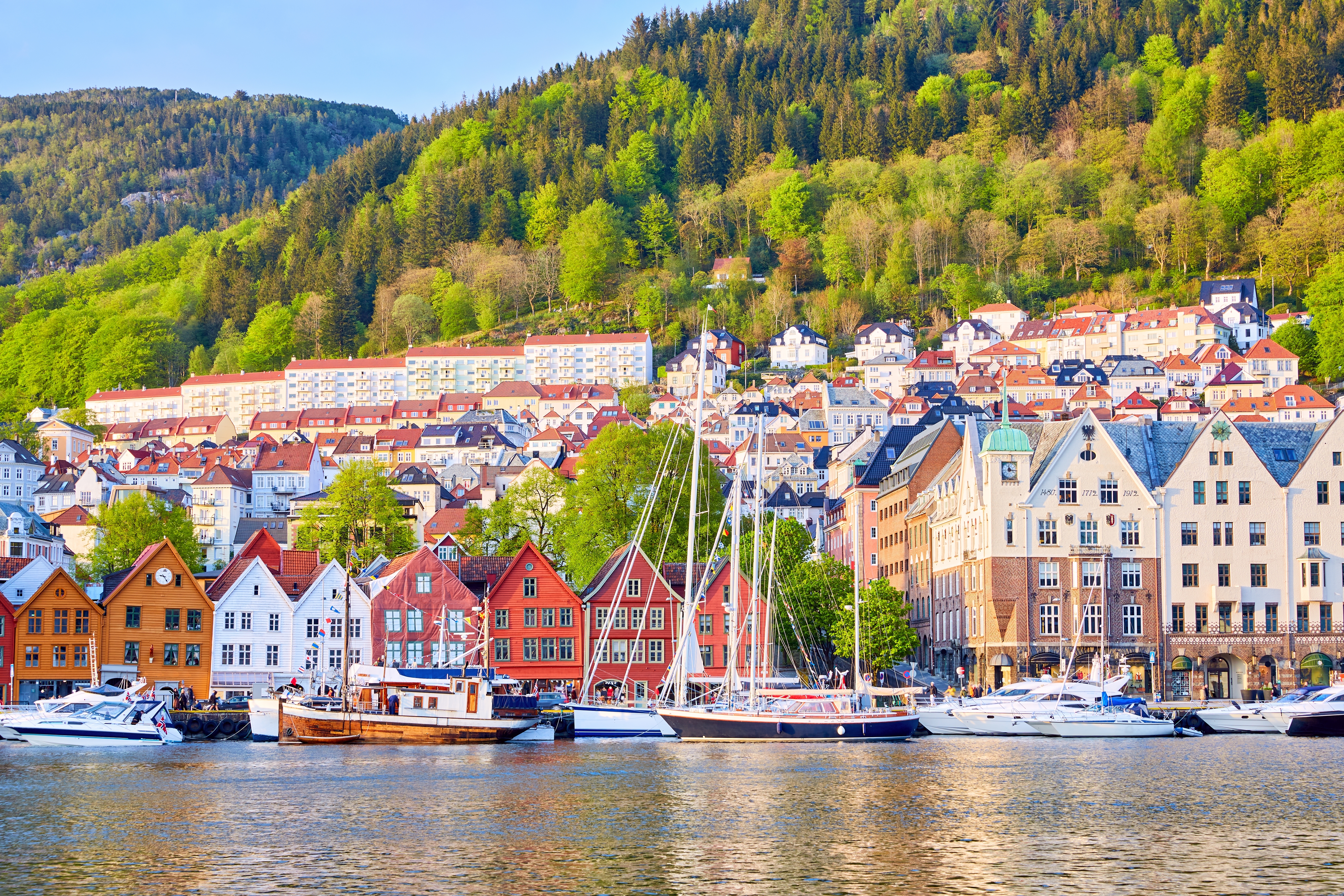 Bryggen i Bergen, Norge.