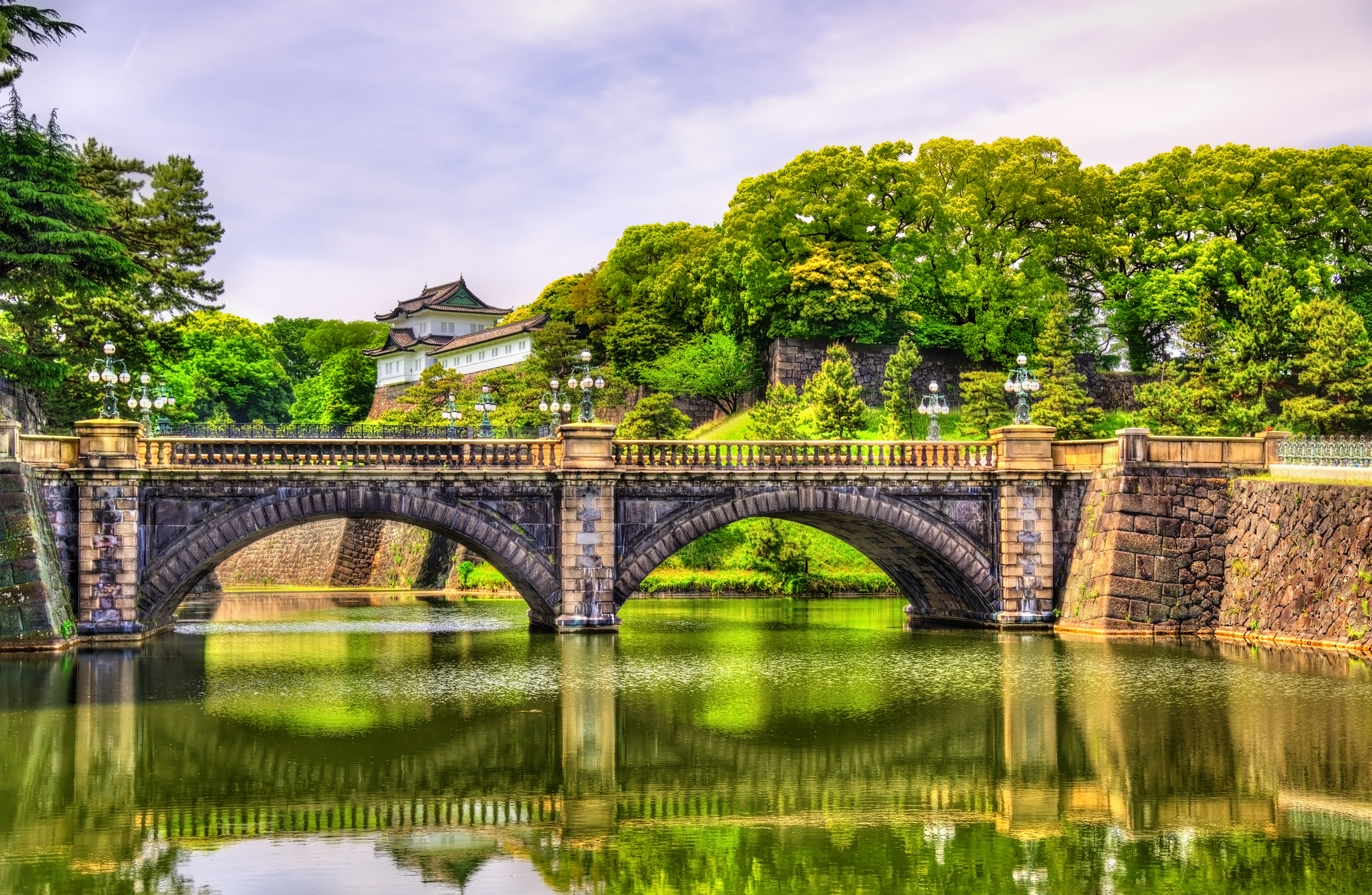 Japan Tokyo Imperial Palace Nijubashi Bridge