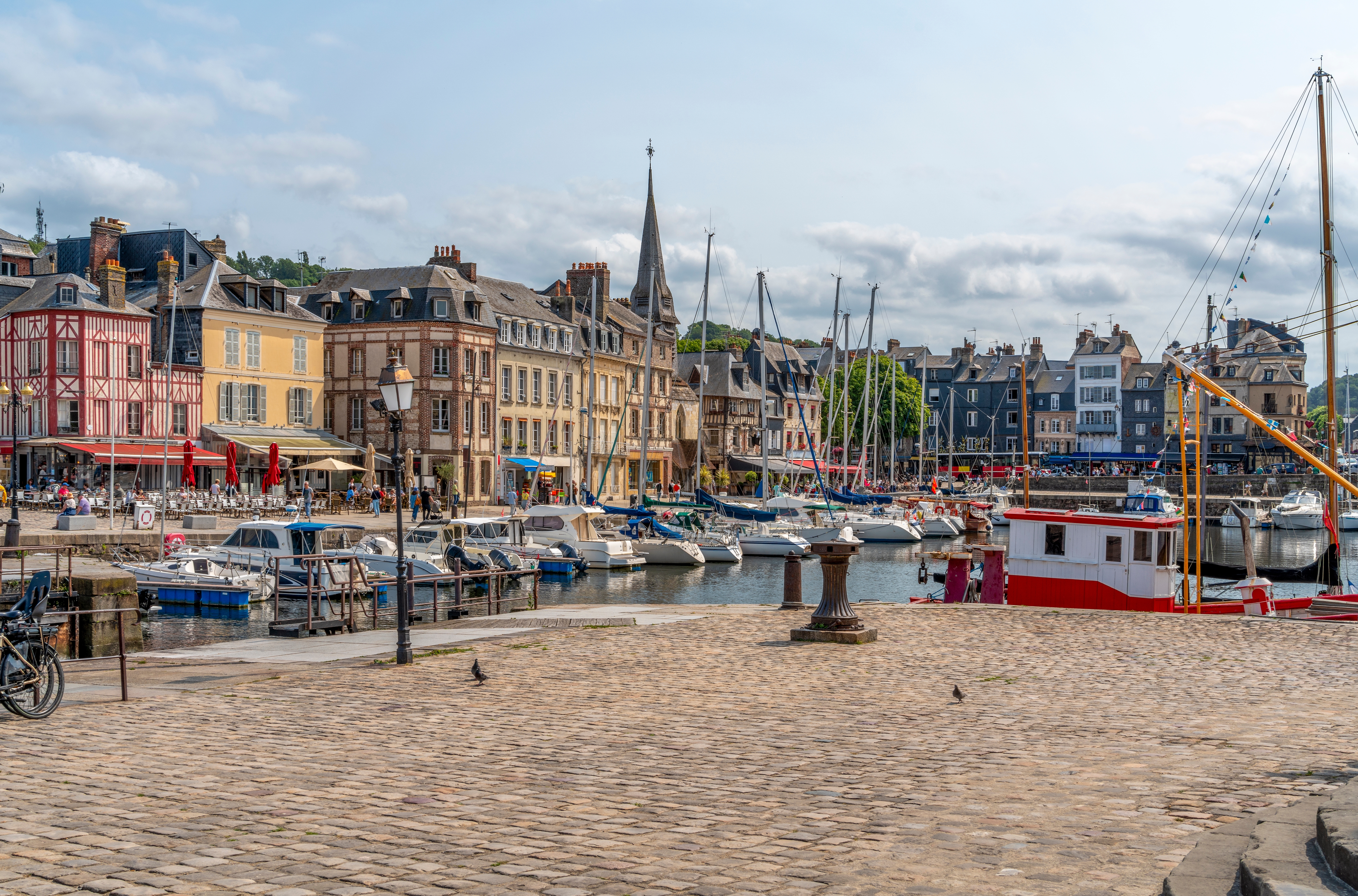Honfleur Havn i Frankrig.