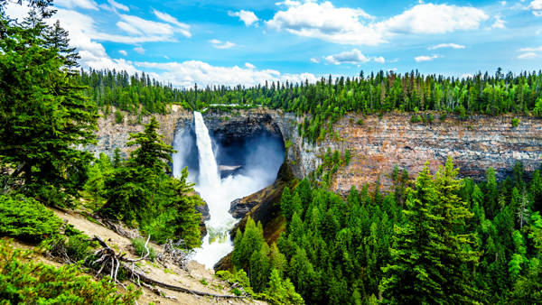 Helmcken Falls i Wells Gray Provincial Park i British Columbia i Canada.