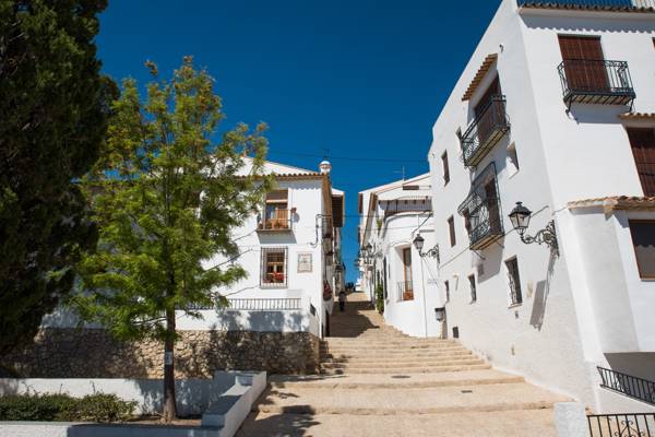 Den gamle bydel i Altea på Costa Blanca i Spanien.