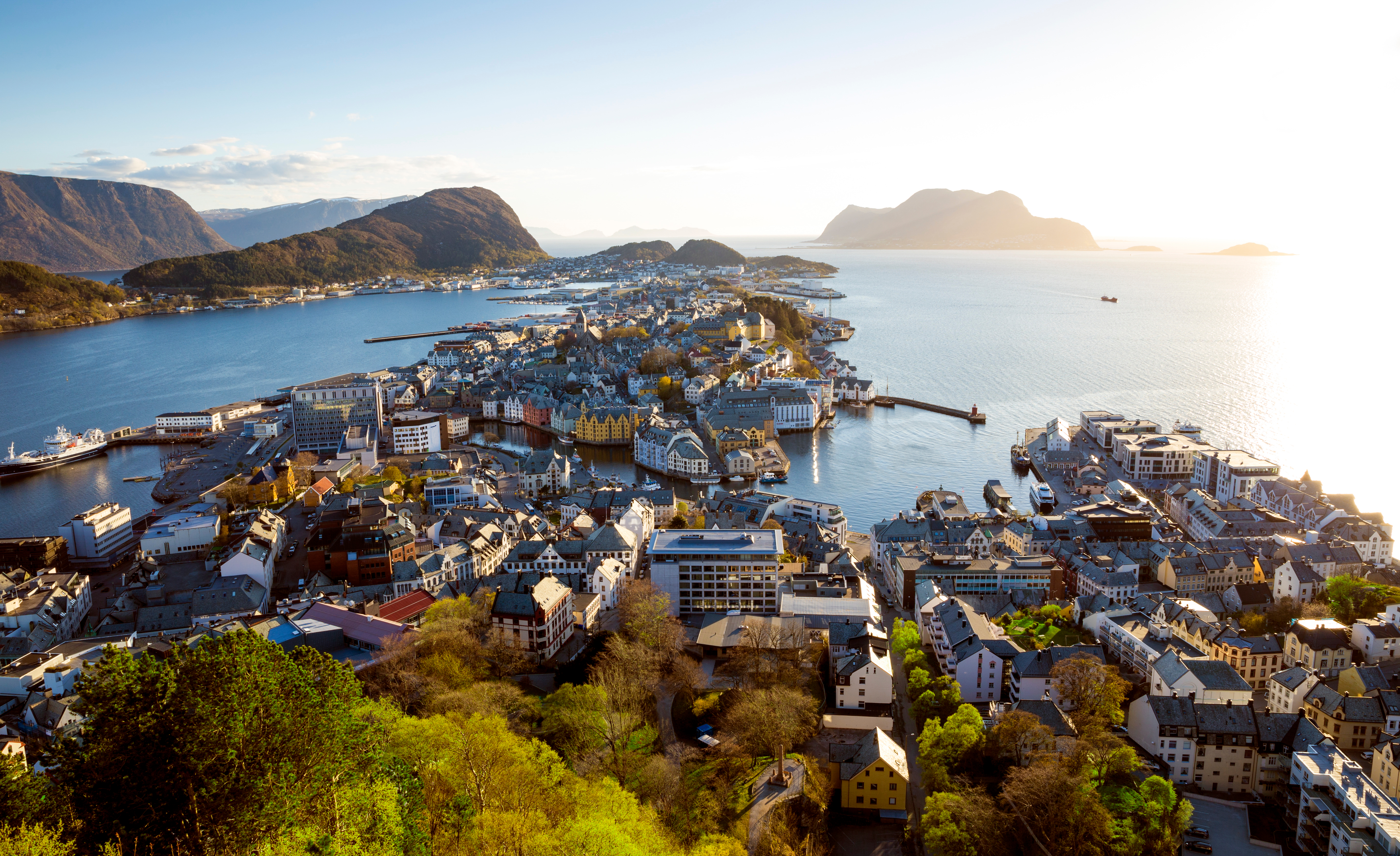 Norge Aalesund Panorama.