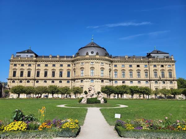 Würzburgs residenspalads i Tyskland.
