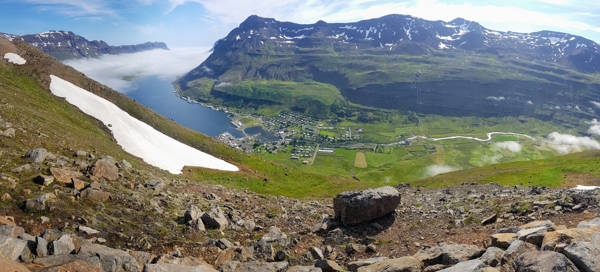 Island Seyðisfjörður.