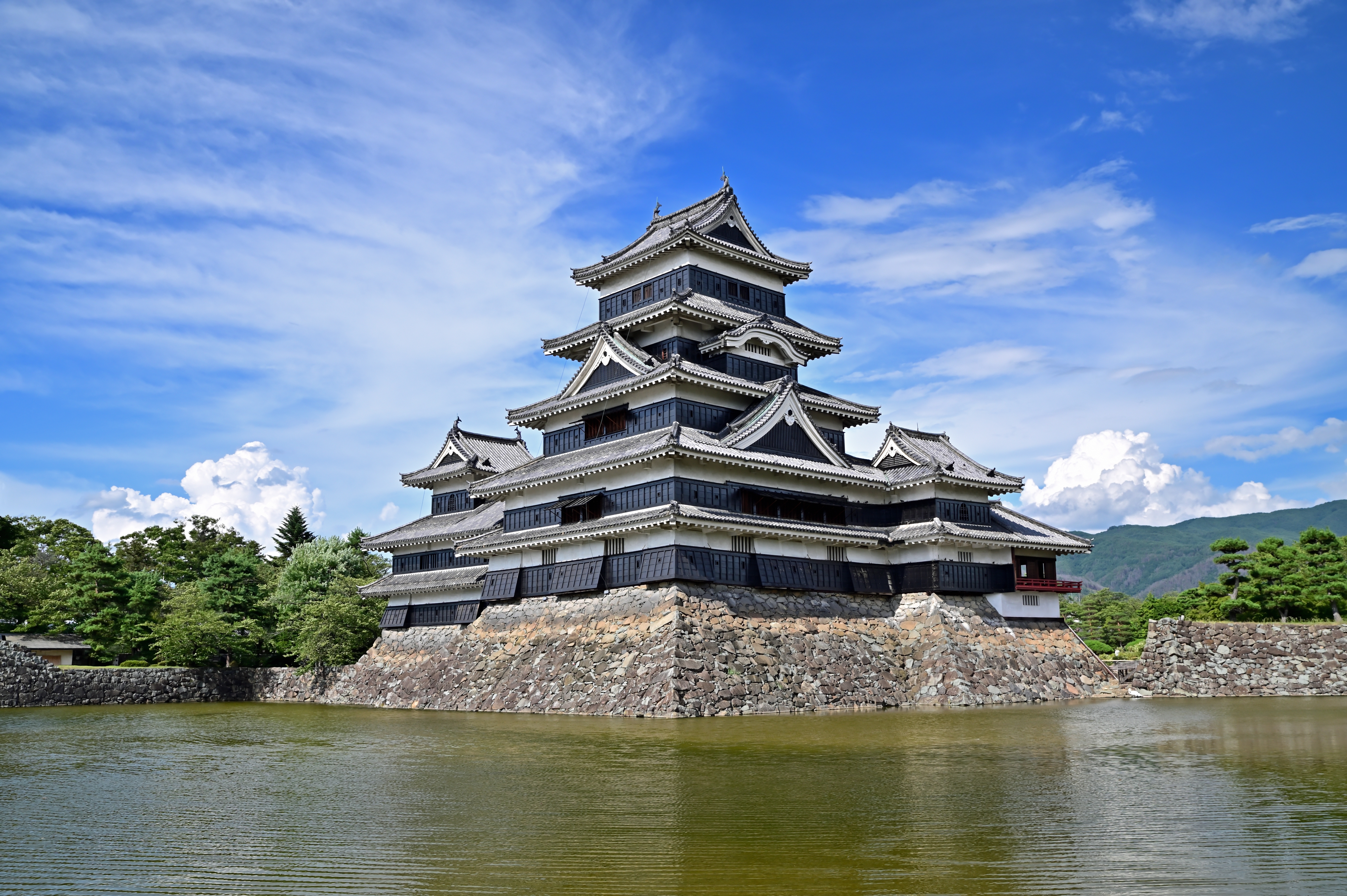 Matsumoto slottet i Japan.