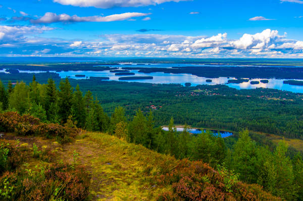 Siljansøen i Sverige.