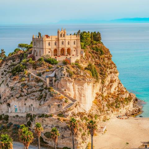 Tropea i Calabrien i Syditalien.