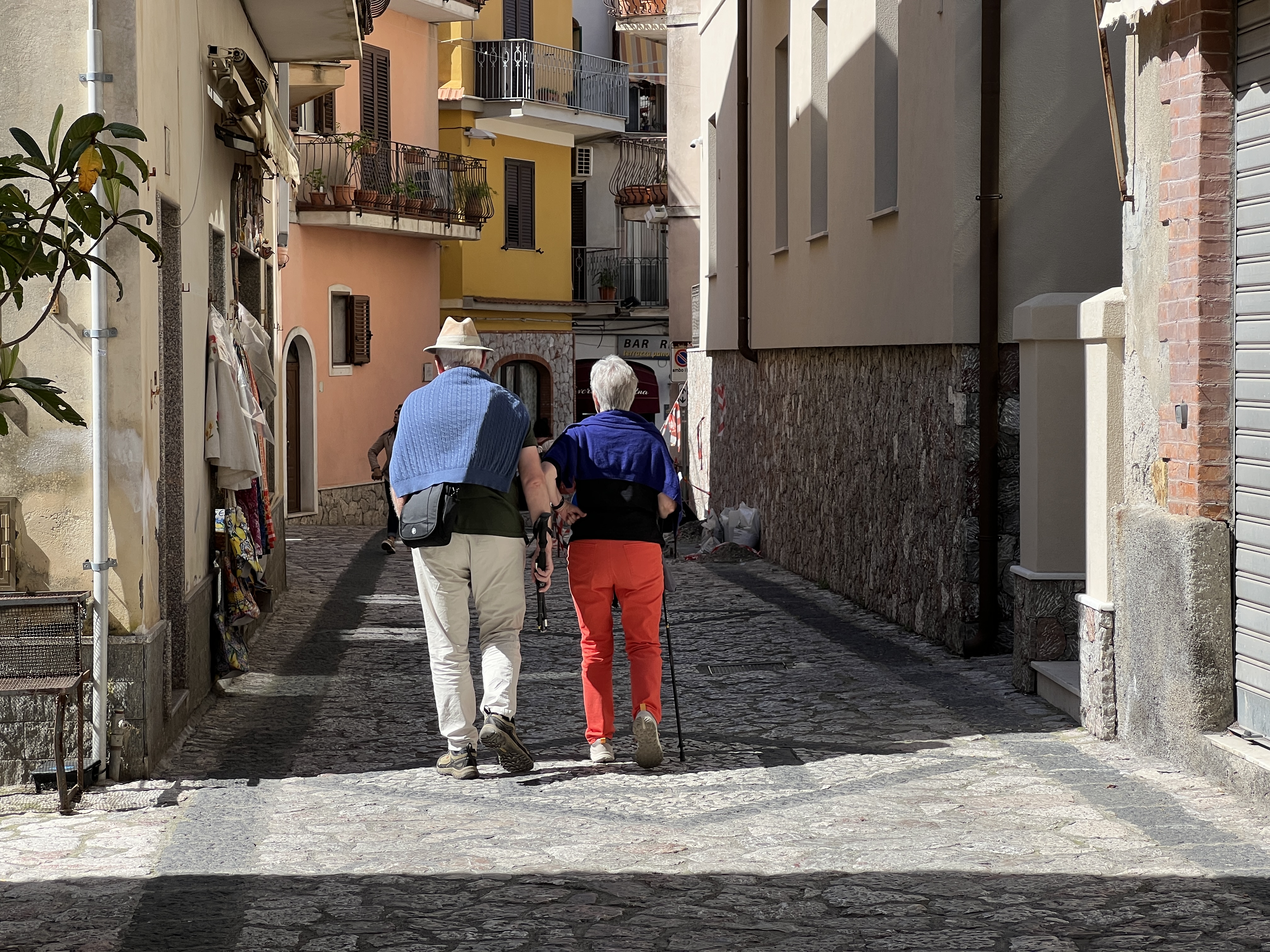 Hyggelige stunder på en I ro og mag-rejse.